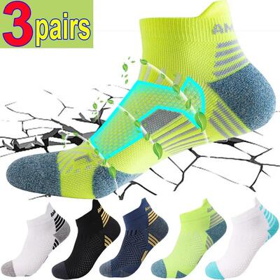 3/1Pairs Sport Compression Ankle Socks Men Women Professiona
