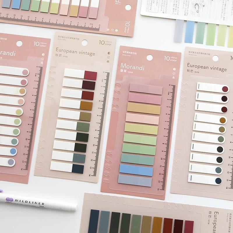 200 Sheets Color Sticky Notes Index Post Stickers Stationery