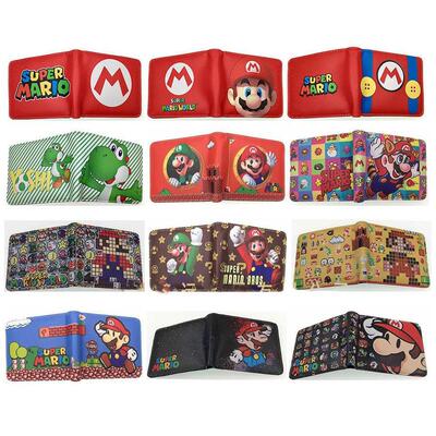 Super Mario Yoshi Luigi Anime Peripherals Wallet Cute Figure