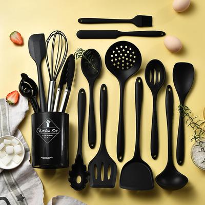 15 piece non stick cooking spatula set