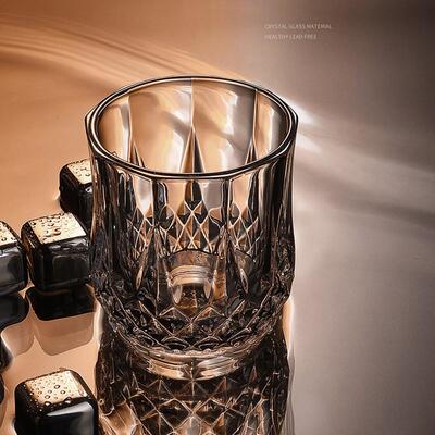 red wine set crystal whiskey glass cup old fashioned cup