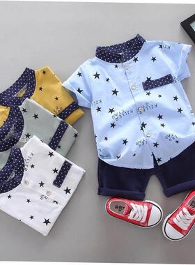 children Clothes T-shirt Shorts boy for Boys Set Baby Kids
