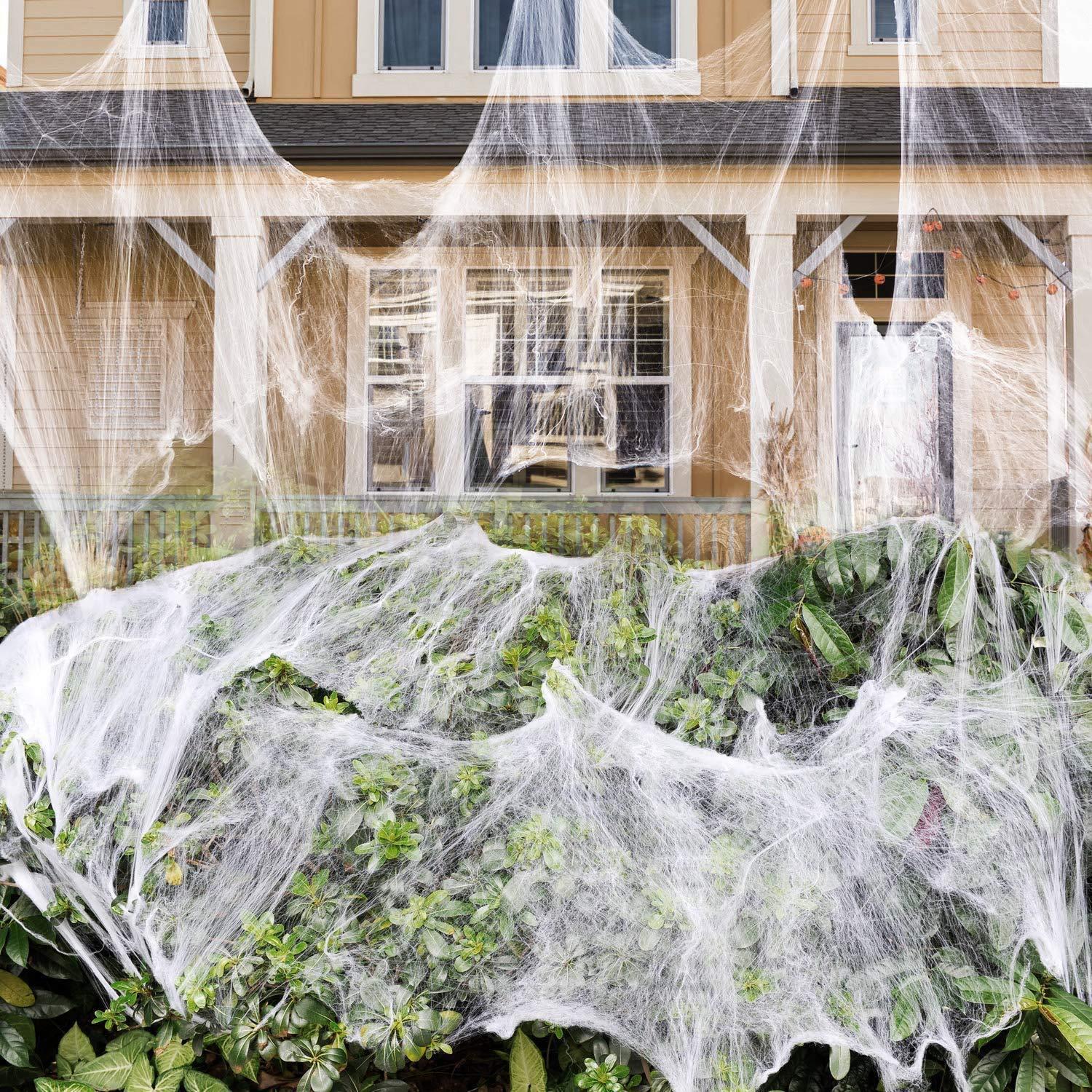 Halloween spider cotton decoration props spider webs 蜘蛛网