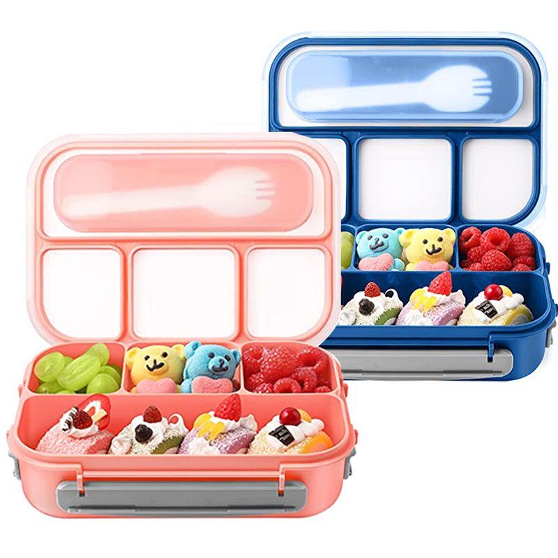 Lunch Box for Kids Leak Proof Cute Bento Snack Box for Adult