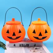 Halloween pumpkin Decorate bucket for candy 南瓜桶