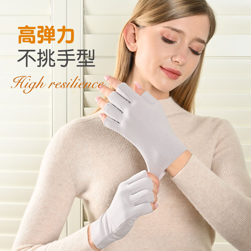 德绒秋冬保暖手套加厚加绒户外运动防寒纯棉滑雪骑行