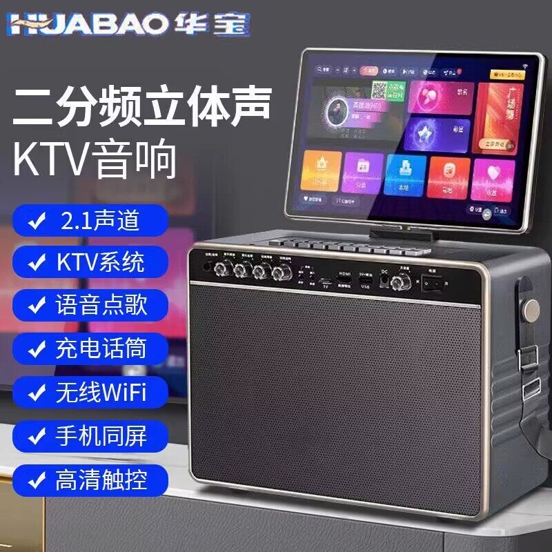 华宝户外大音量高档家庭音响跳广