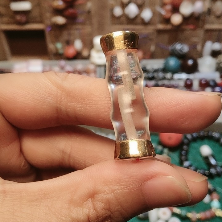 老白水晶竹节银鎏金镶嵌12.5x39.5,饰品/流行首饰/时尚饰品新,其它首饰,淘宝优惠券,粉丝福利购,淘宝优惠卷