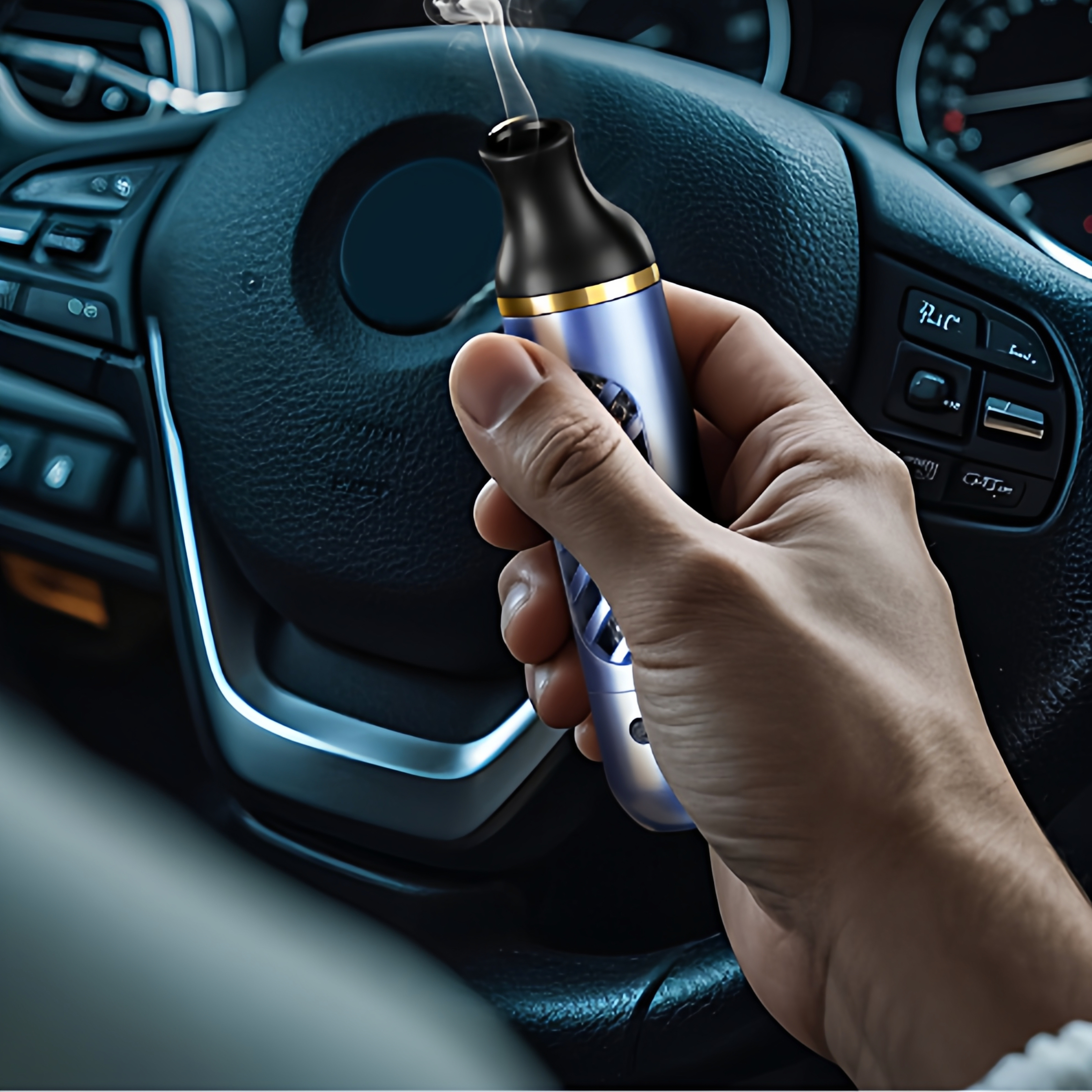 USB点烟器车载便携不掉灰烟灰缸