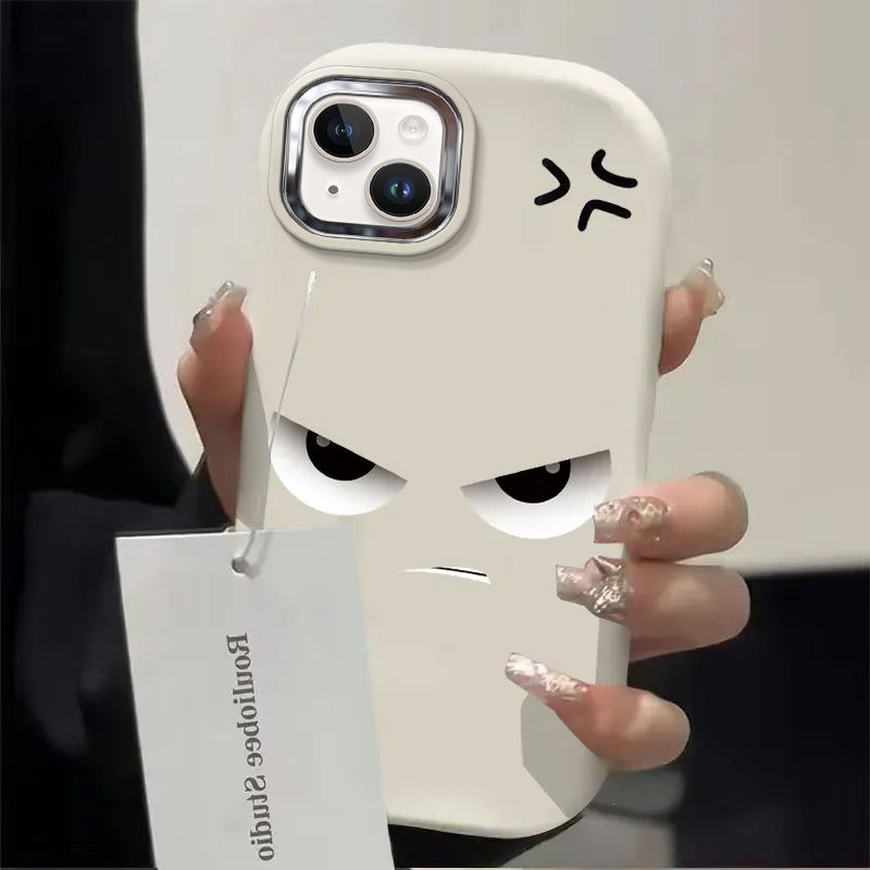 创意凶凶表情适用vivoy300Proy100iy78+y52sy53ty35y33sy31sy30标准版手机壳x200x100x90男女s19s18s17s16s15