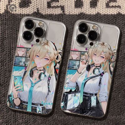 鸣潮琳奈周边适用vivoS60S50Promini手机壳透明S30S20s19s18s17s16s15学生X300sX200x100x90x80x70x23软T1x