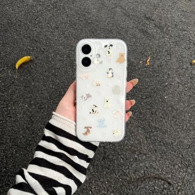 jellcat小动物适用一加ACE6/5Pro手机壳OnePlusACE2V/3pro白底一加13T12/11/10T少女学生ACE竞速版小红书同款