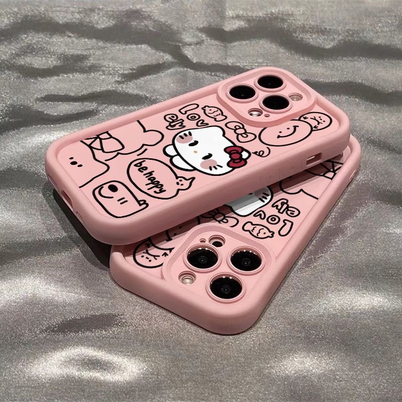 多巴胺卡通可爱kitty猫适用华为nova13/12活力版/11ultra/10/9/8/7手机壳p30p40p50E软mate60少女畅享20pro/Z