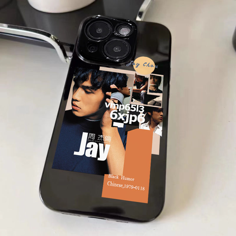 jay周杰伦海报适用真我GTNeo3/Neo2T手机壳realme1012Pro+黑色V11V13V20V15V25V30tV50s男女Q2Q3iQ5狂欢版