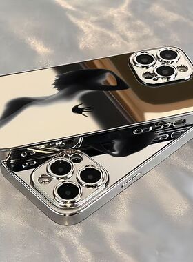 黑色撩发魅影适用vivoY500Pro手机壳镜面Y300Ty200iy100iy93sy85a电镀y78+y76sy53sy52sy37y36m学生y30标准版