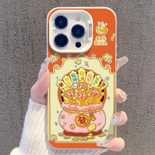 发财星星人适用GT8真我Neo7Turbo手机壳GTNeo5/Neo6SE彩银磨砂Realme1514Pro+V70sV60V50V25少女学生Q5狂欢版