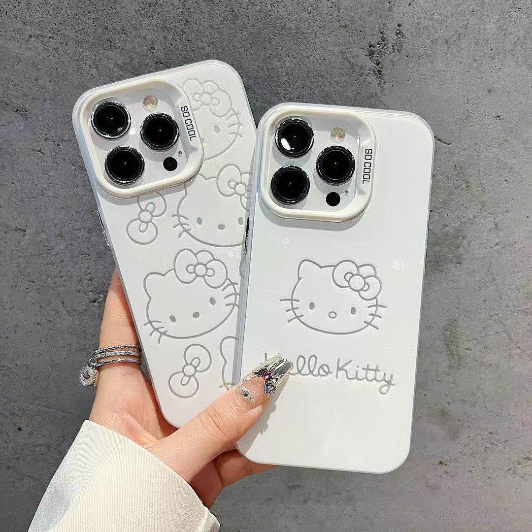 镂空线条Kitty适用荣耀Power畅玩60/70Plus手机壳40030020010090彩银Magic8学生x70ix30x40GTx50i+Play78T9T