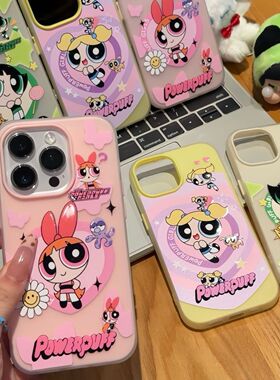 卡通飞天小女警适用一加ACE6T手机壳ACE5Ultra至尊版双层二合一OnePlus13T/1211R少女生1+ACE5竞速版保护套