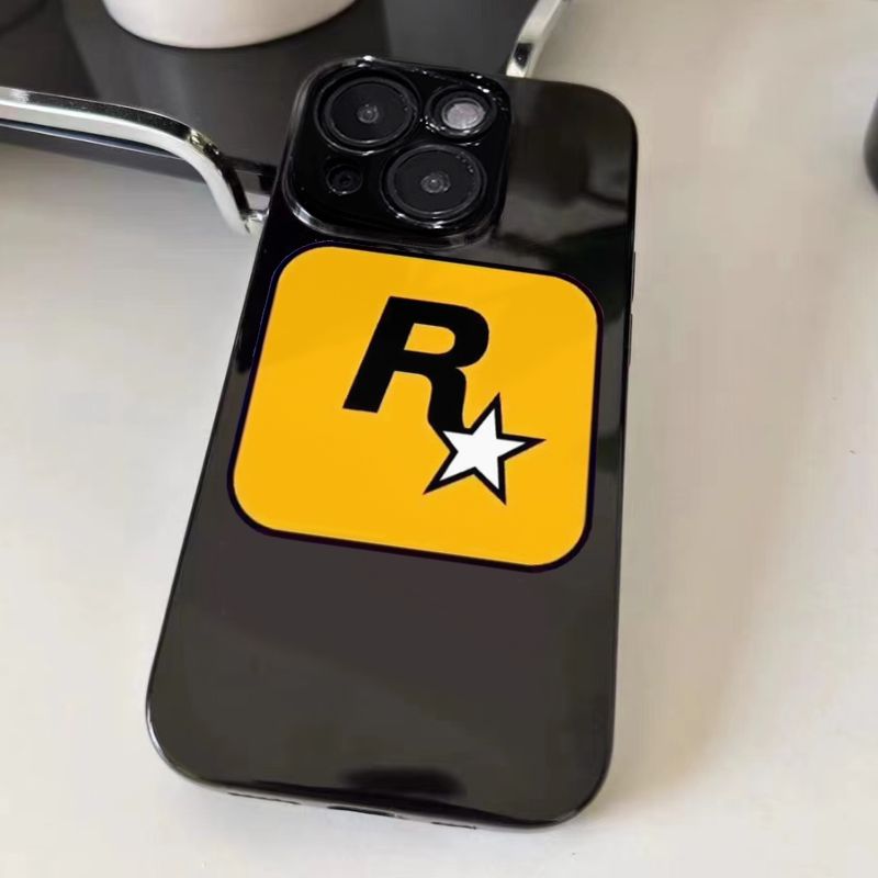 潮牌黄色R星适用华为nova1413121110987手机壳畅享70X活力版20Plus黑色Mate20Pro学生Pura80P70p60p50p40p30