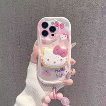 凯蒂猫kitty支架适用iQOOZ9Turbo+z8z7x手机壳iqooneo10/9spro/8/7竞速版/6se软u1u3u5e少女生iqoo13/12/11s