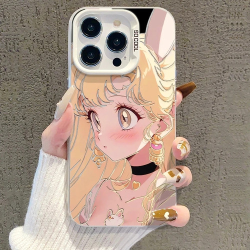 甜美美少女适用GT8真我Neo7Turbo手机壳GTNeo5/Neo6SE彩银磨砂Realme1514Pro+V70sV60V50V25V13学生Q5狂欢版