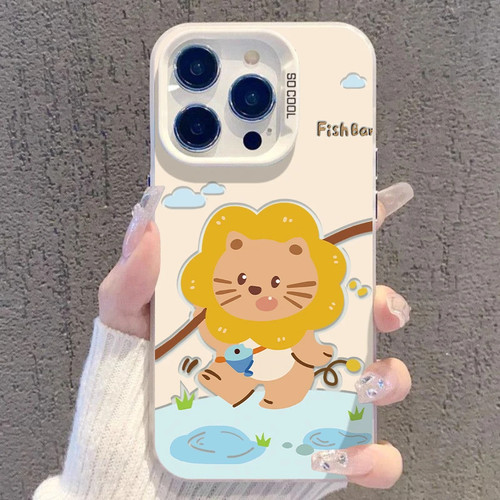 郊游太阳花猫适用GT8真我Neo7Turbo手机壳GTNeo5/Neo6SE彩银磨砂Realme151413Pro+少女生高级感V70sV60V50V25