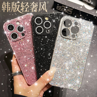 极简韩系轻奢风适用vivoY500Pro手机壳闪钻Y300iy200Ty100i软边y78my76sy53sy52sy37y35y31s标准版少女保护套