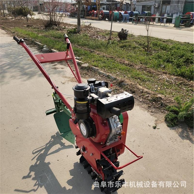 多功能链轨微耕机 链轨式翻地机 家用手扶自走微耕机