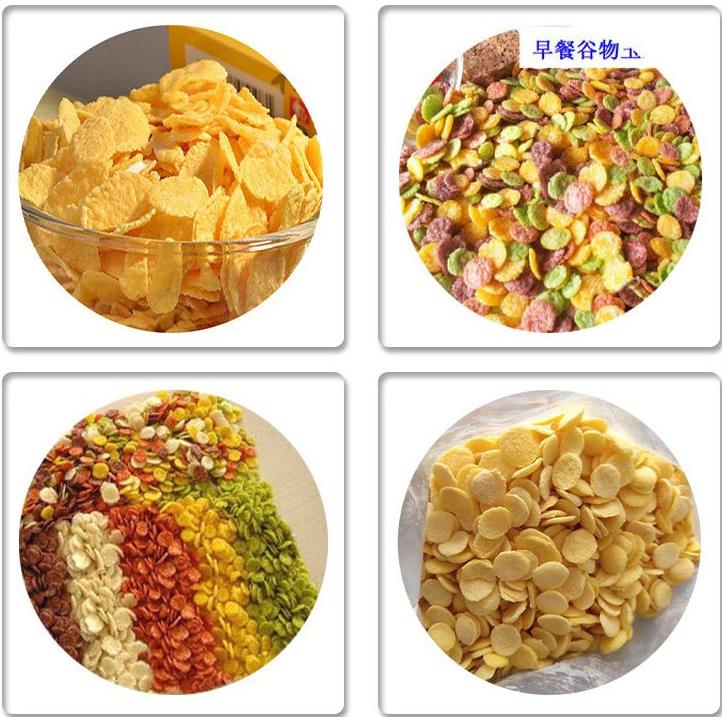 营养辅食谷物圈设备 餐粉燕麦片膨化机 即食玉米片生产线设备