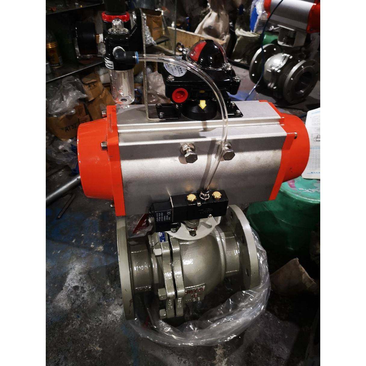 重庆气动执行器工业气动球阀，气动球阀