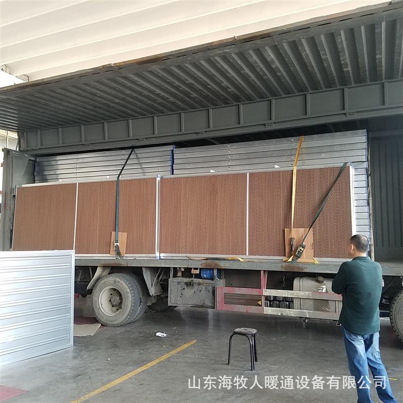 厂房降温水帘 镀锌板外框降温湿帘 矿场车间养殖场水帘墙