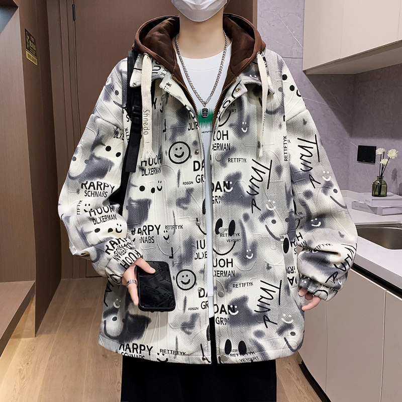 春秋季13青少年潮流酷帅外套12岁男孩14初中学生15大童装帅气夹克