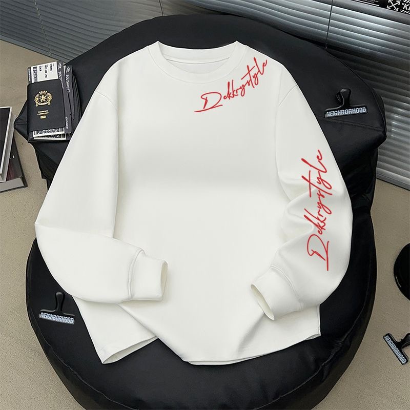 白色时尚创意字母印花ins秋穿搭