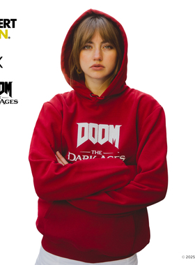 毁灭战士黑暗时代卫衣INSERT COIN Bethesda游戏周边正版授权