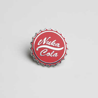 辐射核子可乐瓶盖徽章 INSERT COIN Bethesda游戏周边正版授权
