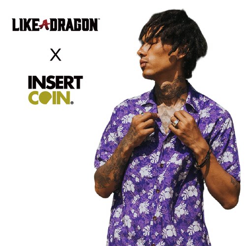 如龙8富泽衬衫 INSERT COIN SEGA世嘉游戏周边正版授权