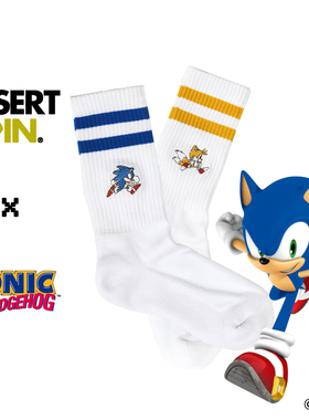索尼克袜子 塔尔斯袜子 INSERT COIN SEGA世嘉游戏周边正版授权