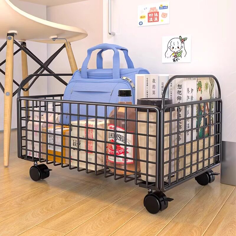 课桌旁书架置物架落地可移动