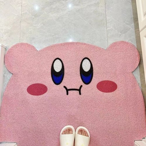卡通可爱入户门地垫星之卡比丝圈进门地毯门口可裁剪玄关脚垫防滑