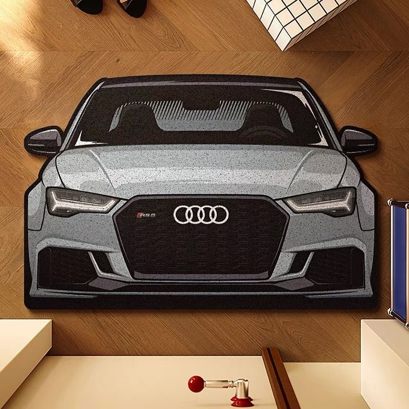 卡通汽车丝圈地垫入户门垫