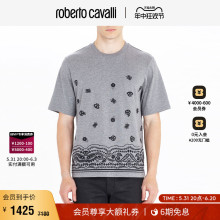 T恤 RC男士 Cavalli 休闲宽松圆领T恤Roberto