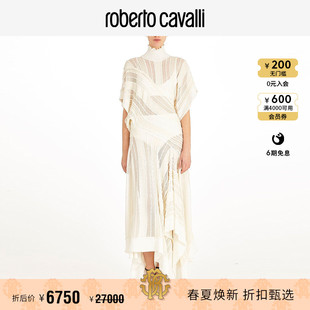 不规则针织连衣裙Roberto RC女士裙子 Cavalli