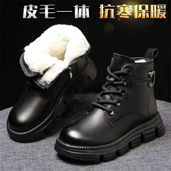 品牌特价冬季保暖雪地靴纯毛棉靴马丁靴