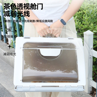 宠物双肩包猫咪狗狗外出便携可折叠透气太空舱手提防水耐咬大空间