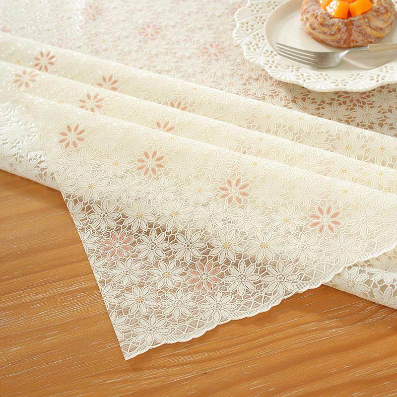 桌布防水防烫防油免洗长方形餐桌布PVC塑料蕾丝高级台布茶几桌垫,居家布艺,桌布,淘宝优惠券,粉丝福利购,淘宝优惠卷