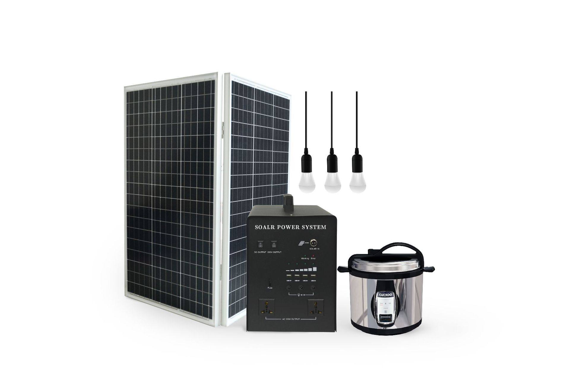 1000w1kw太阳能发电站 太阳能发电机藏区专用 太阳能供电站