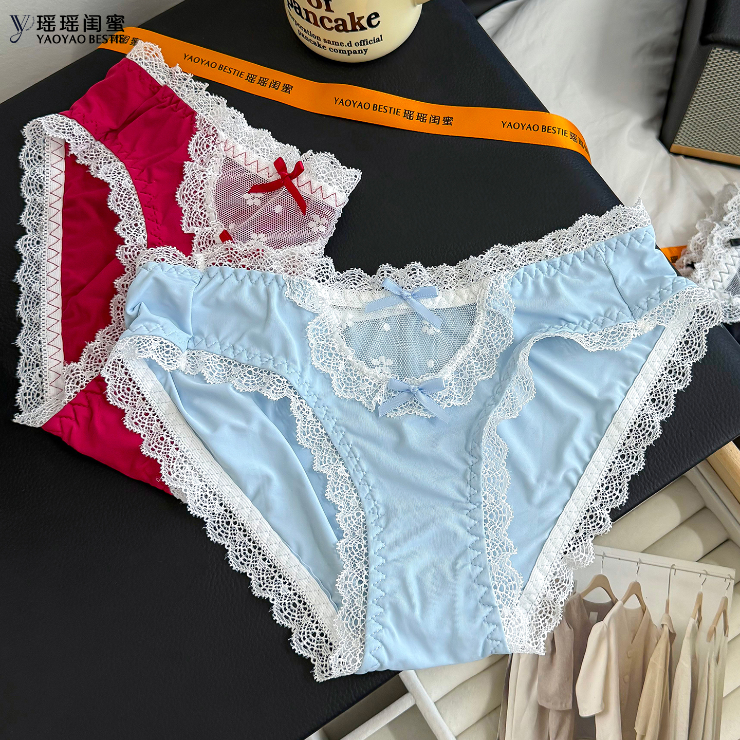 蓝色洛丽塔内裤女瑶瑶闺蜜