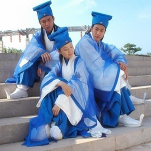 儿童汉服许仙古装梁山伯与祝英台服装书生装才子服古代学生装