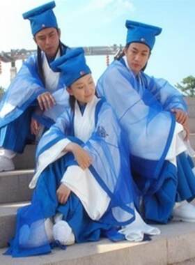 儿童汉服许仙梁祝古装书生才子服