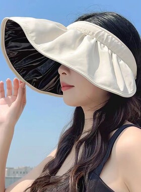 韩版百搭遮阳防晒渔夫帽女透气
